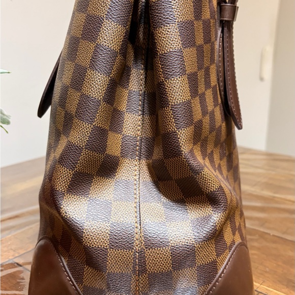 Louis Vuitton Hampstead Dark Brown Checkered Tote - Picture 5 of 16